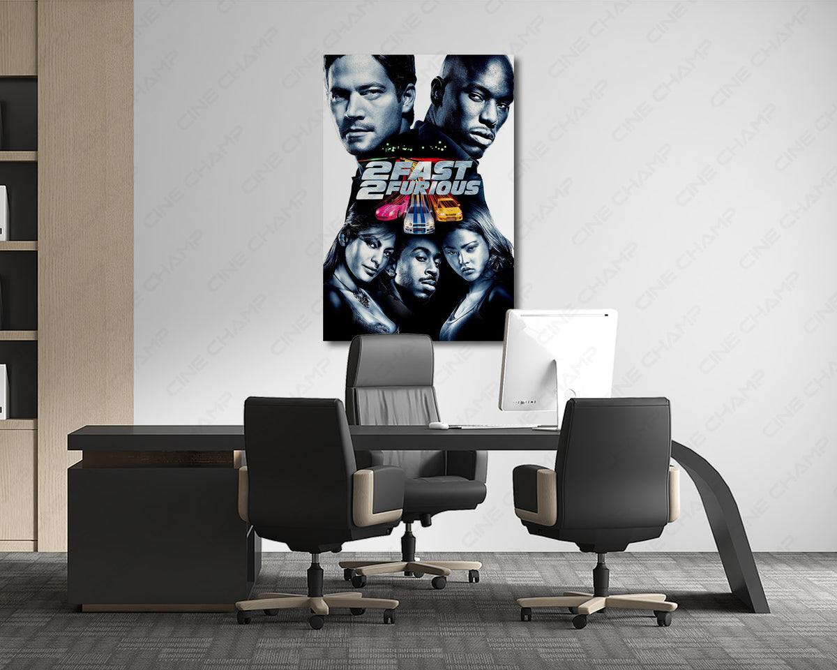 2 Fast 2 Furious Canvas Print