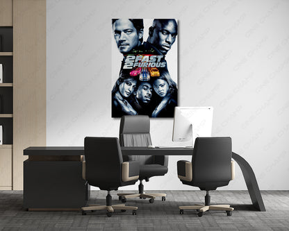 2 Fast 2 Furious Canvas Print