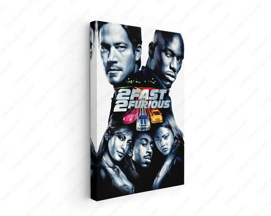 2 Fast 2 Furious Canvas Wall Art