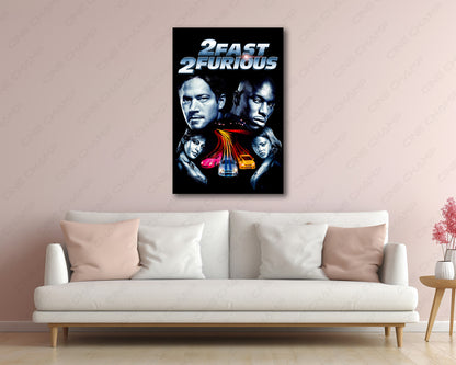 2 Fast 2 Furious Car Culture Wall Decor