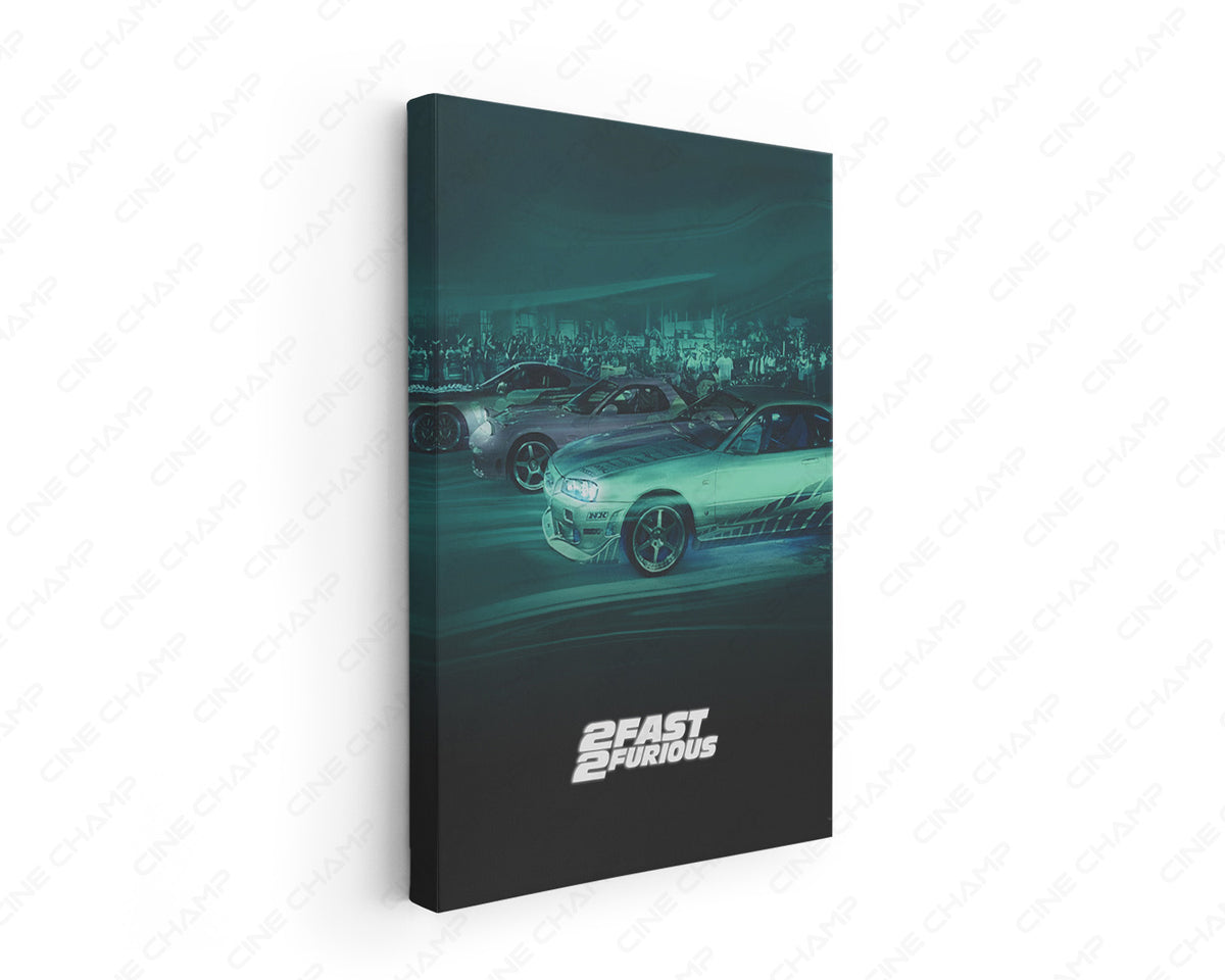 2 Fast 2 Furious Movie Canvas Print