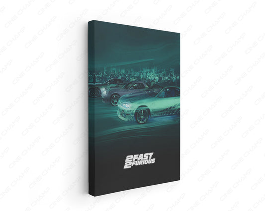 2 Fast 2 Furious Movie Canvas Print