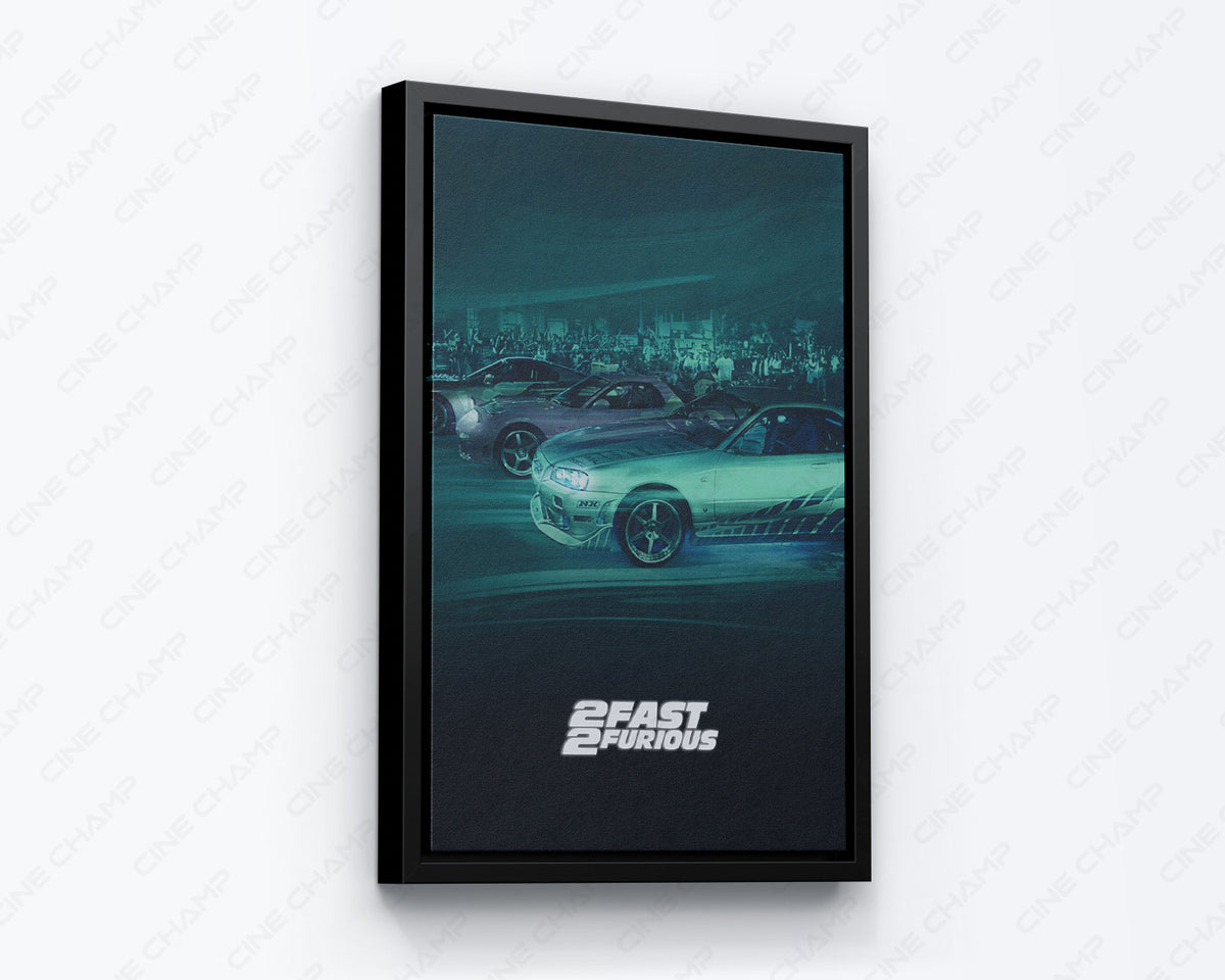2 Fast 2 Furious Racing Movie Poster