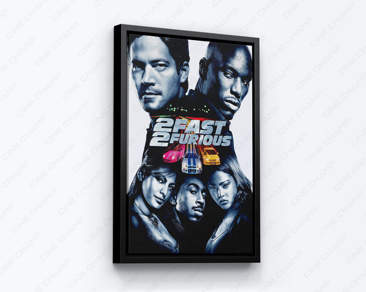 2 Fast 2 Furious Racing Wall Art