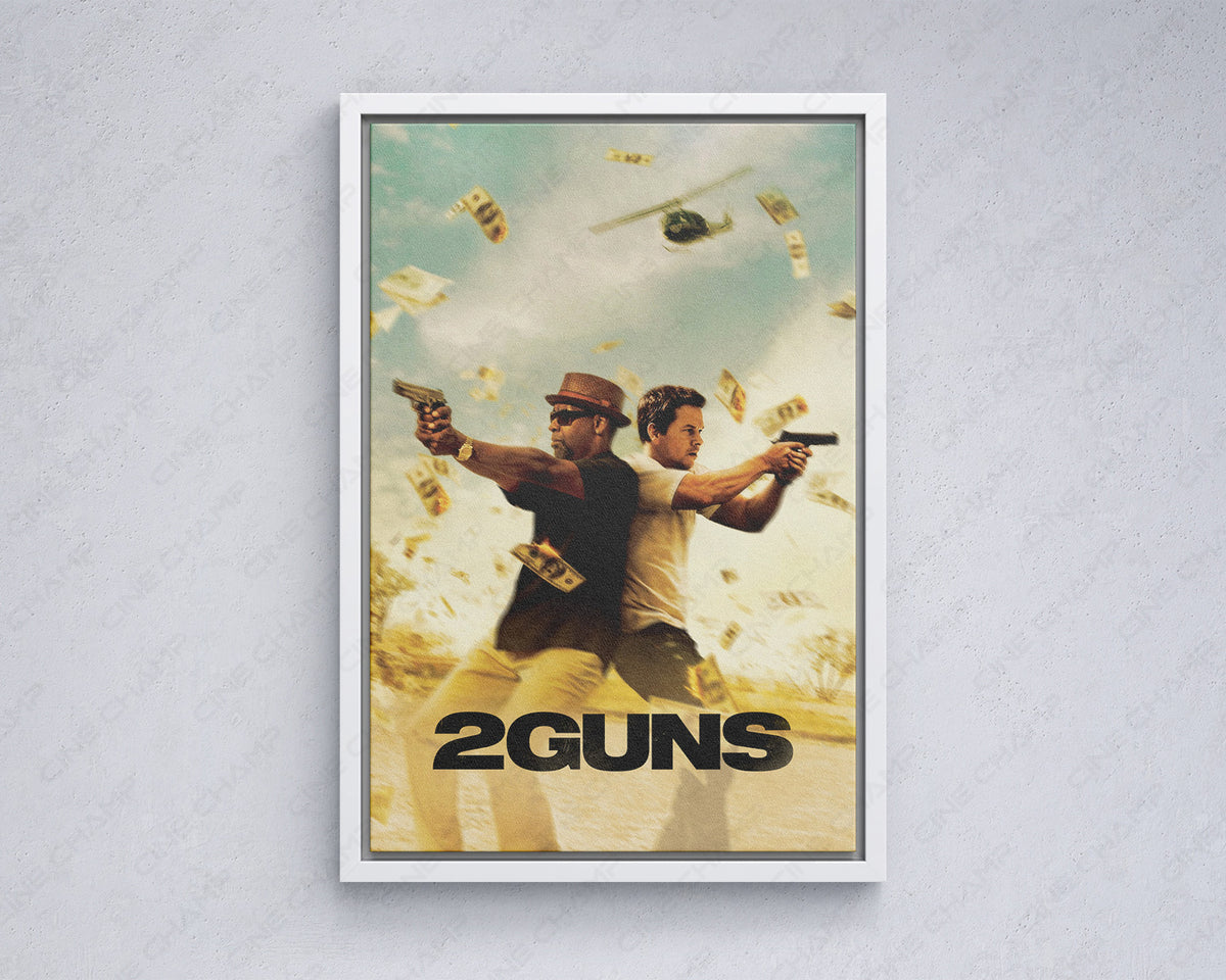 2 Guns Action Movie Canvas Print
