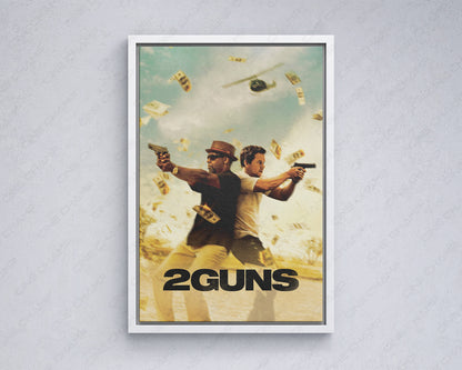 2 Guns Action Movie Canvas Print