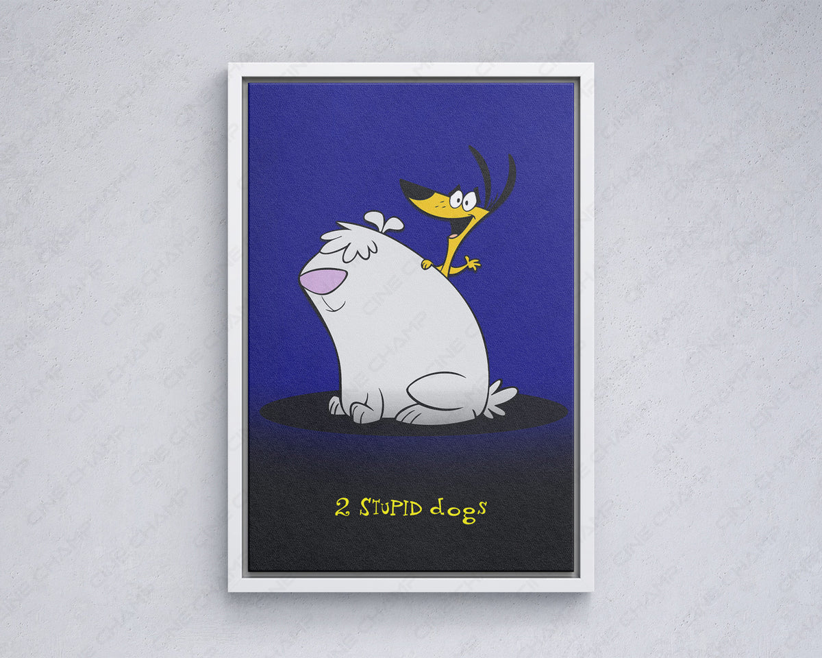 2 Stupid Dogs Classic Cartoon Wall Decor