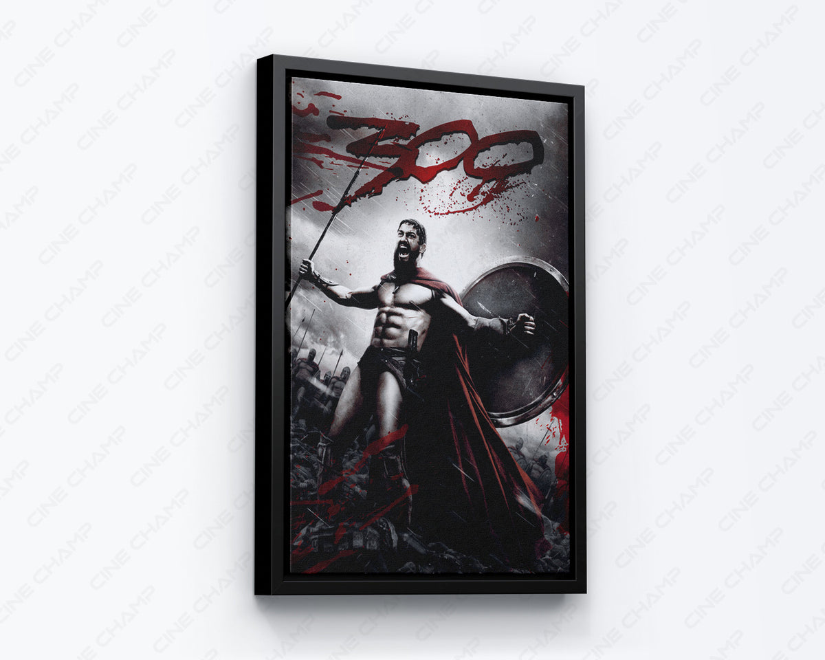 300 Canvas Wall Art King Leonidas Spartan Warrior Home Decor