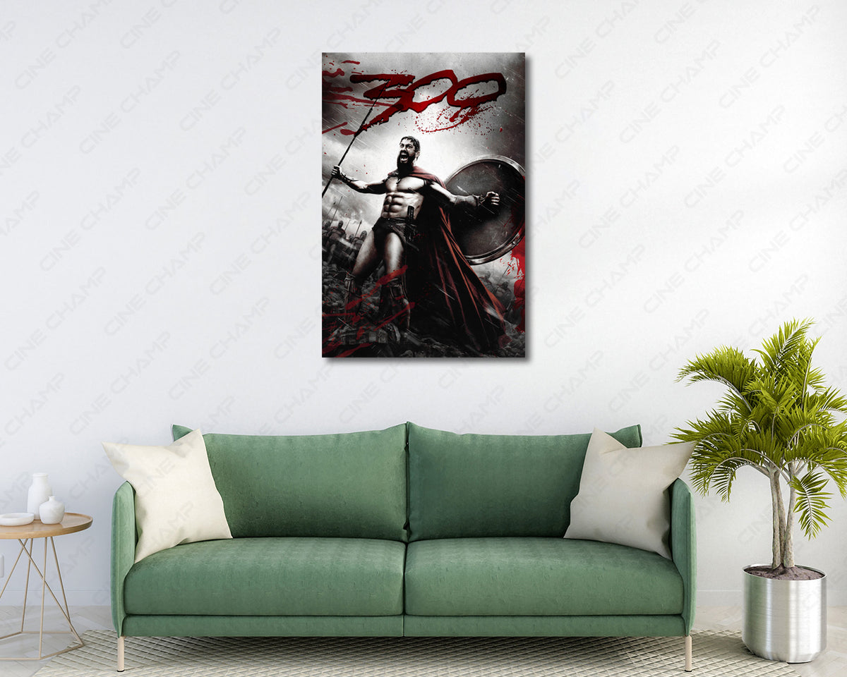 300 Gerard Butler Movie Artwork