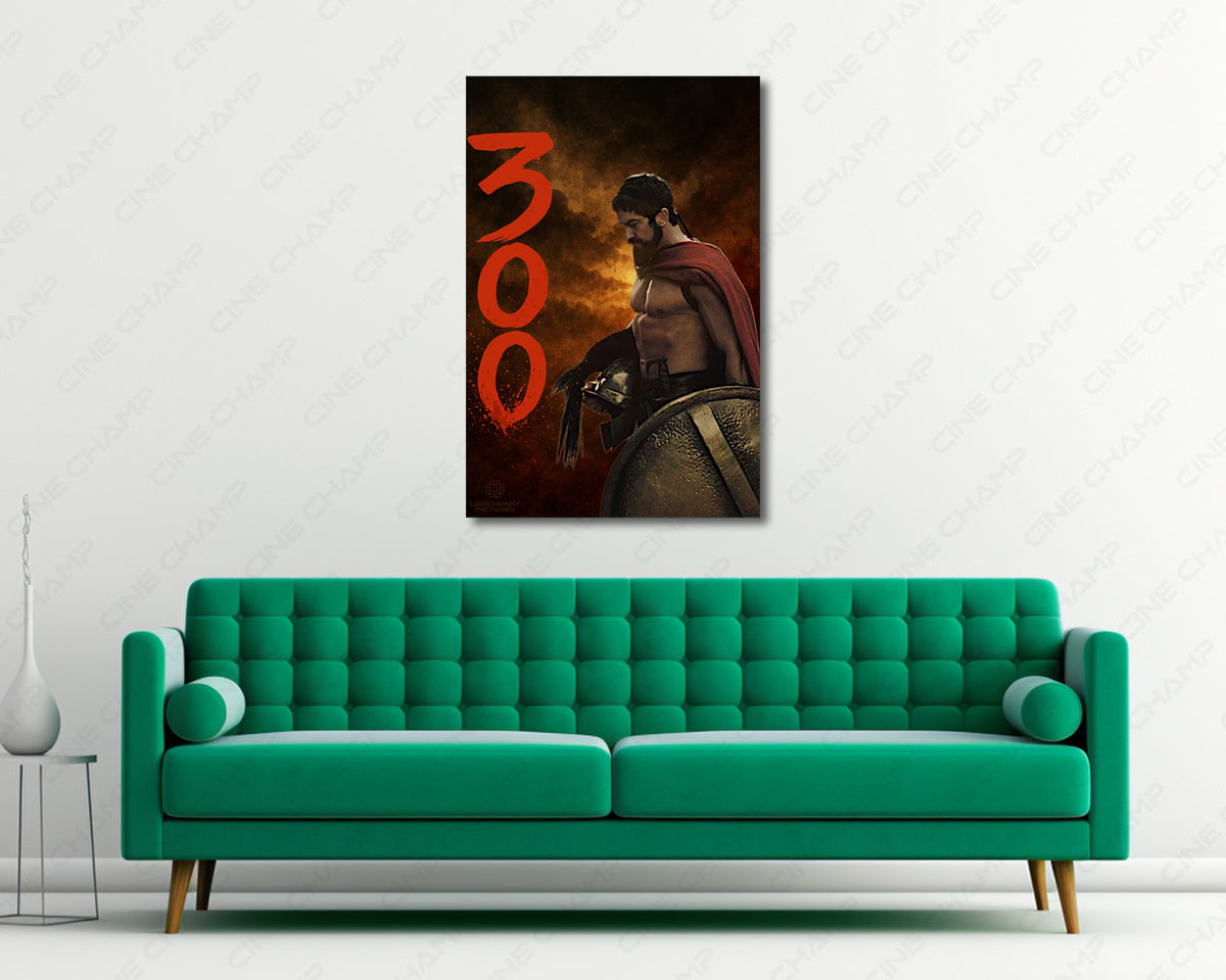 300 Gerard Butler Movie Canvas