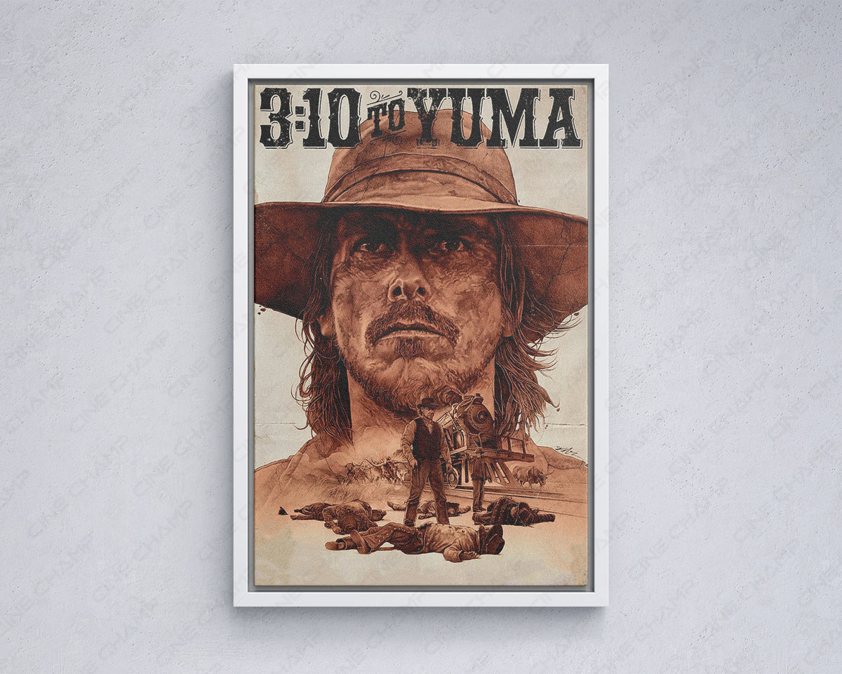 3:10 to Yuma Western Poster Canvas