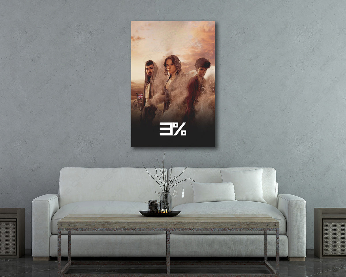 3% Futuristic Series Poster Canvas
