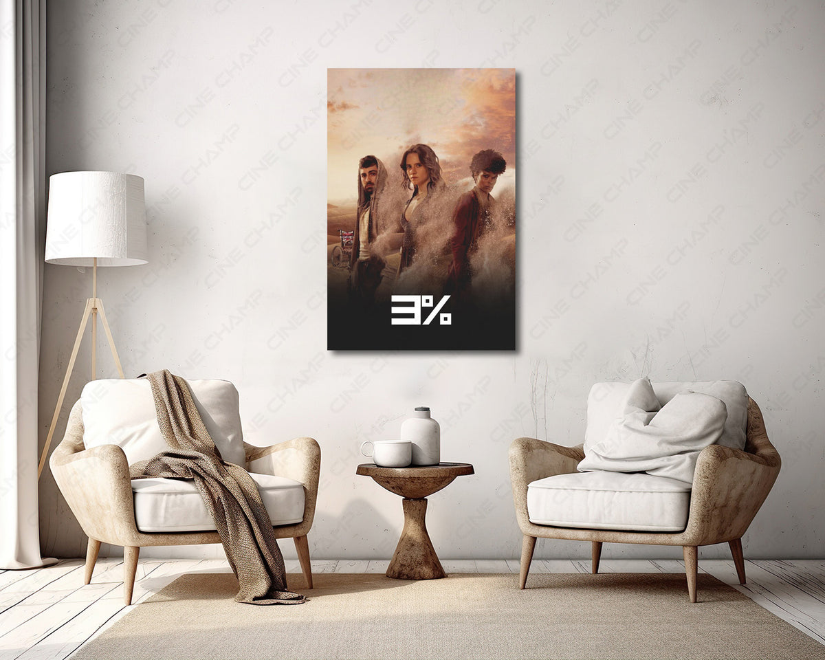 3% Netflix Series Canvas Print