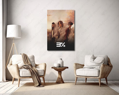 3% Netflix Series Canvas Print