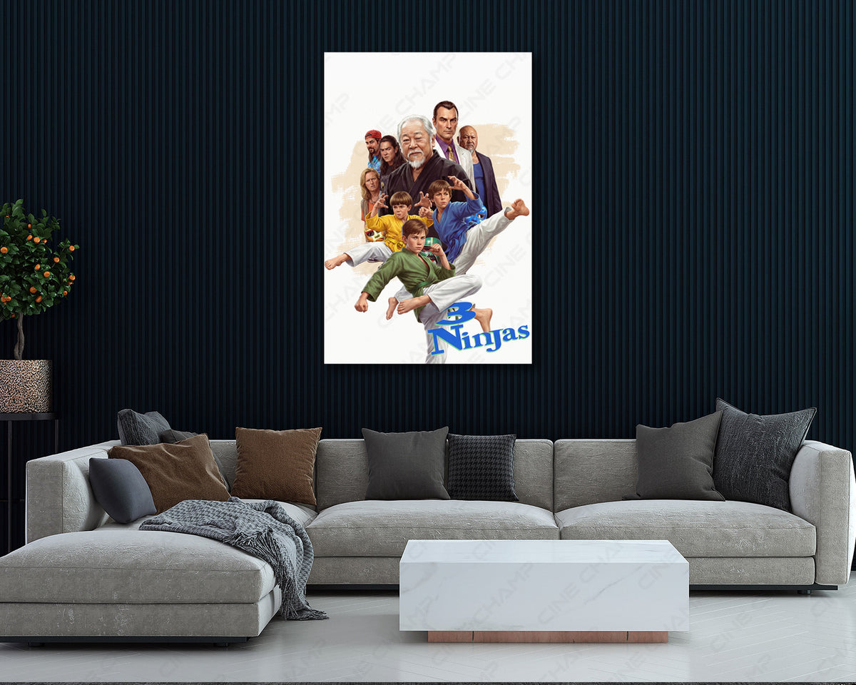 3 Ninjas Classic Movie Canvas Print
