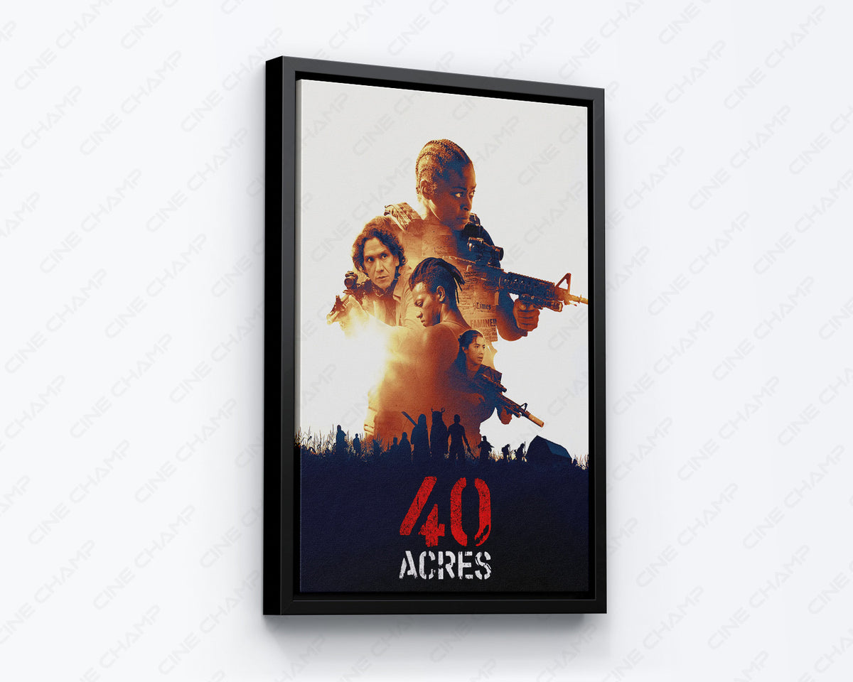 40 Acres Cinematic Movie Canvas
