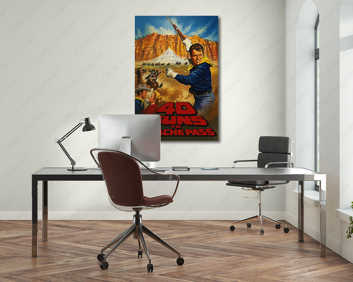 40 Guns to Apache Pass Canvas Print