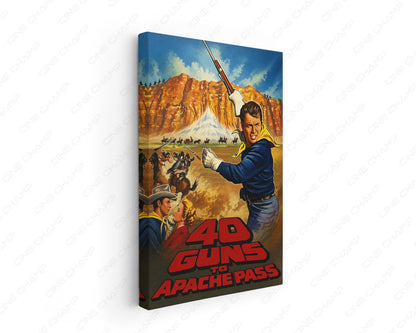 40 Guns to Apache Pass Canvas Wall Art
