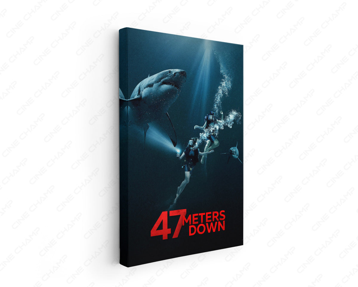47 Meters Down Canvas Wall Art