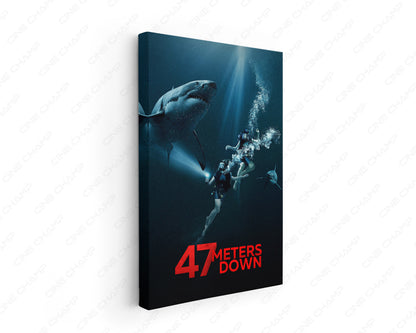 47 Meters Down Canvas Wall Art
