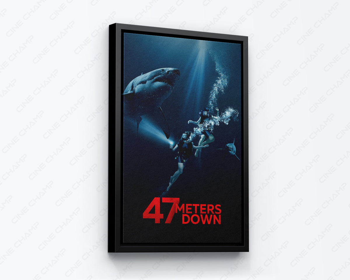 47 Meters Down Movie Poster Canvas