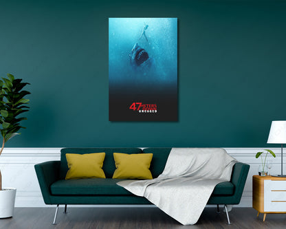 47 Meters Down Uncaged Canvas Print