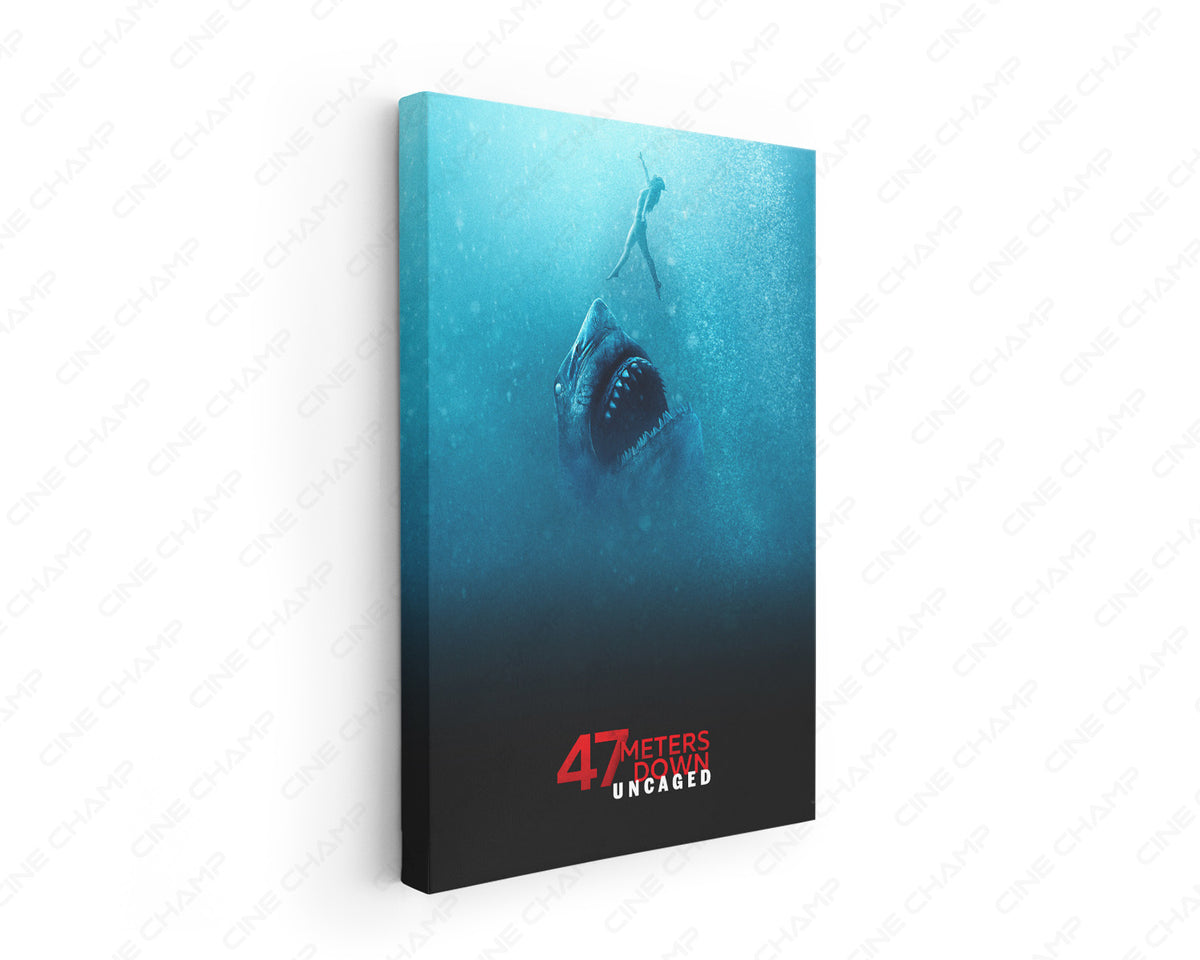47 Meters Down Uncaged Canvas Wall Art