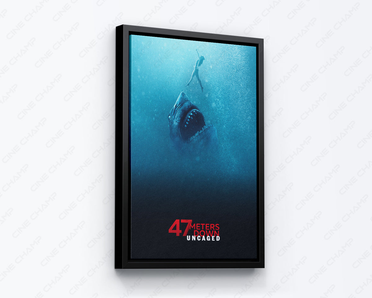 47 Meters Down Uncaged Movie Poster Canvas