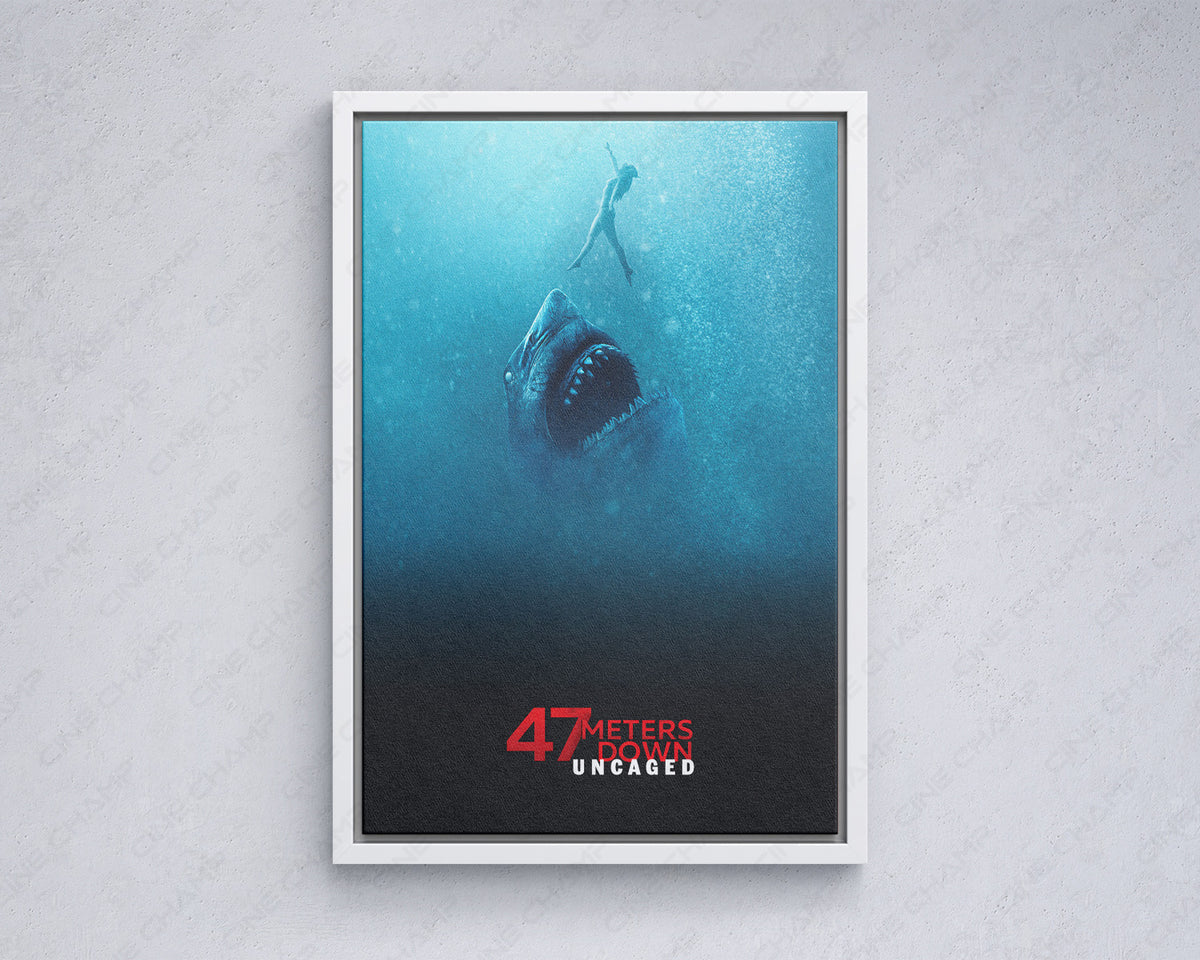 47 Meters Down Uncaged Shark Artwork