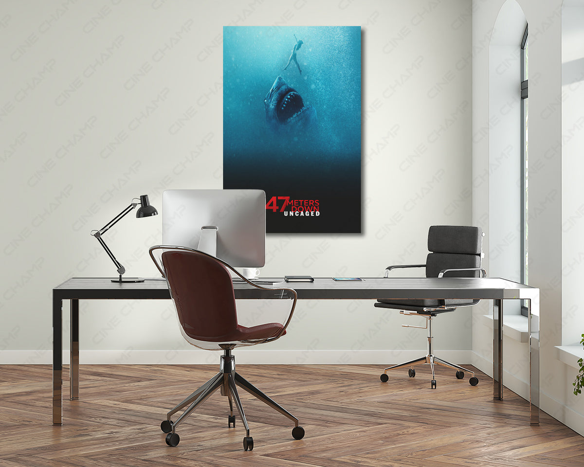 47 Meters Down Uncaged Underwater Wall Decor