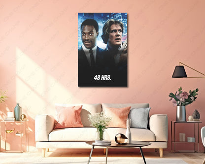 48 Hrs. Movie Poster Canvas