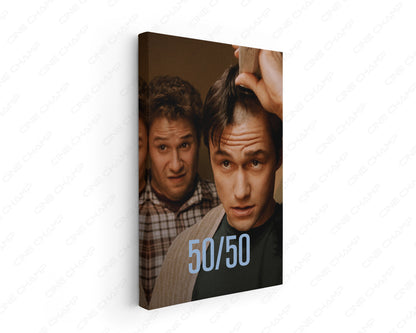 50/50 Canvas Wall Art Emotional Comedy Drama Movie Home Decor