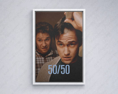 50/50 Canvas Wall Art Emotional Comedy Drama Movie Home Decor