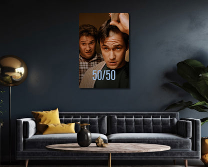 50/50 Canvas Wall Art Emotional Comedy Drama Movie Home Decor