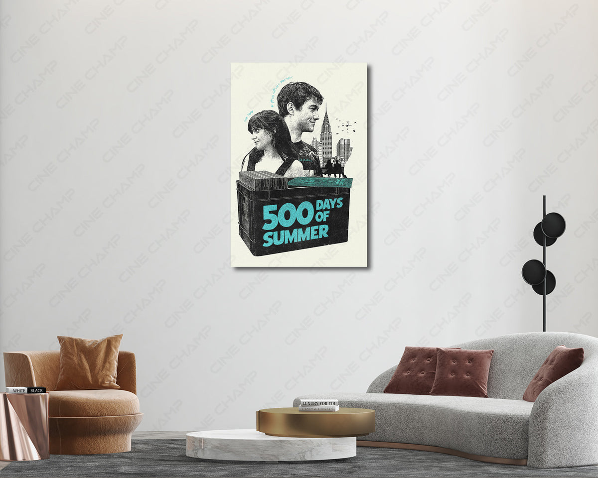 500 Days of Summer Movie Character Artwork