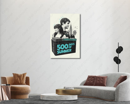 500 Days of Summer Movie Character Artwork