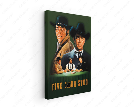 5 Card Stud Canvas Wall Art