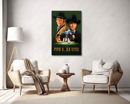 5 Card Stud Classic Western Canvas
