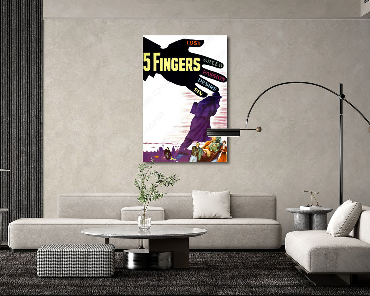 5 Fingers Crime Movie Artwork