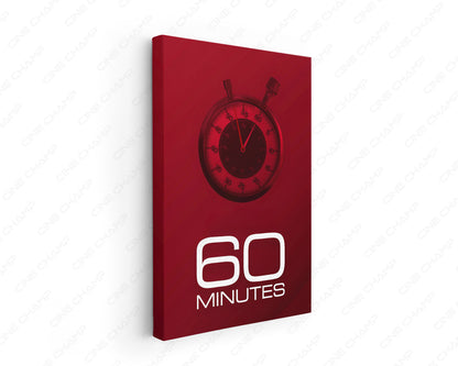 60 Minutes Canvas Wall Art