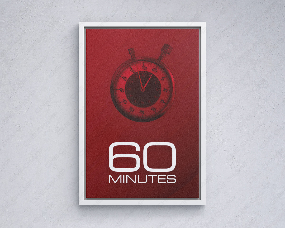 60 Minutes Canvas Wall Art