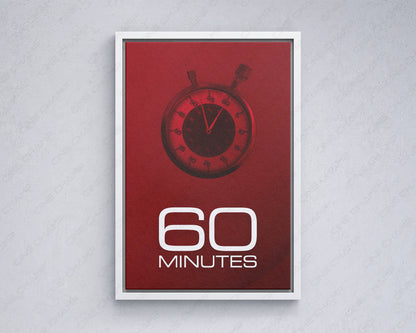 60 Minutes Canvas Wall Art