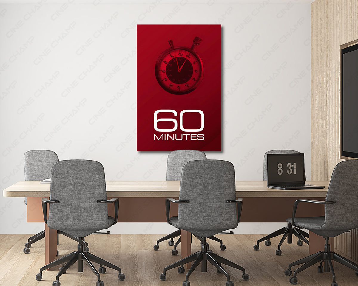 60 Minutes Canvas Wall Art