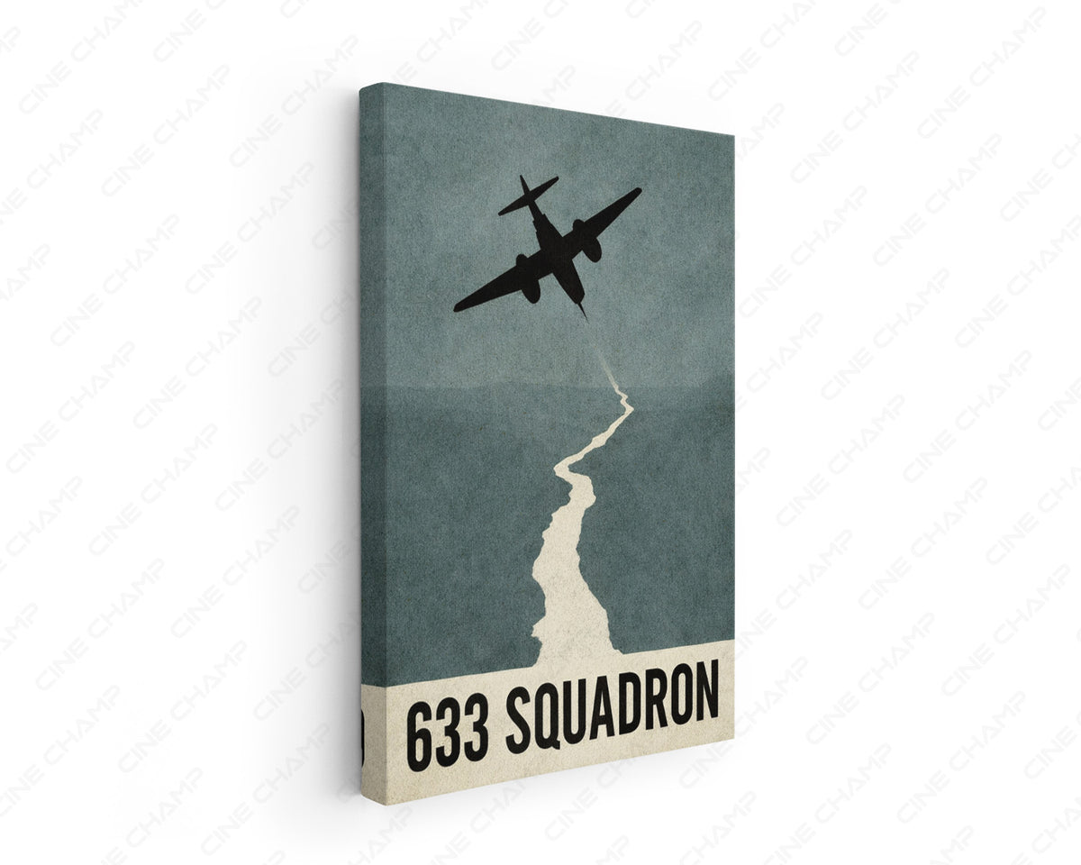 633 Squadron Canvas Wall Art