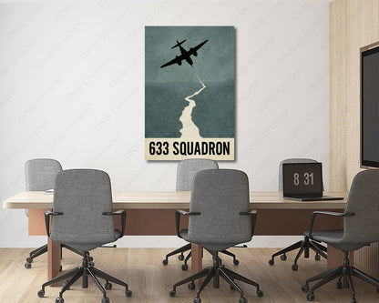 633 Squadron WWII Movie Canvas