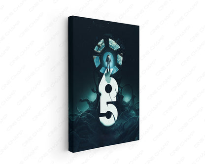 65 Canvas Wall Art Futuristic Dinosaur Adventure Home Decor