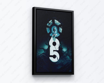 65 Canvas Wall Art Futuristic Dinosaur Adventure Home Decor