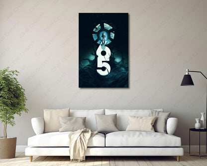 65 Canvas Wall Art Futuristic Dinosaur Adventure Home Decor
