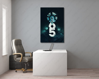 65 Canvas Wall Art Futuristic Dinosaur Adventure Home Decor