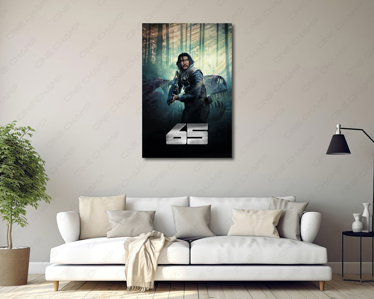 65 Canvas Wall Art Dinosaur Survival Sci-Fi Home Decor